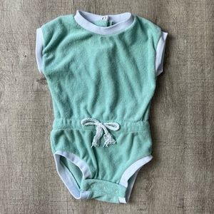 Baby Girl Terry Cloth Romper 3-6 Months
